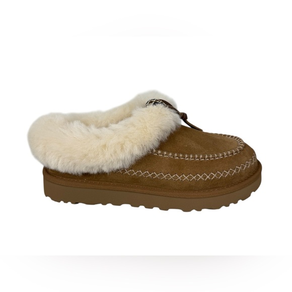 UGG Womens Tasman Alpine Booties US 8 EU 39 Chestnut Tan Wool NWOB - Picture 1 of 12